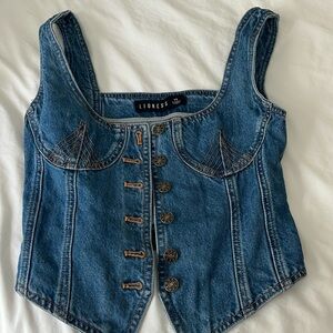 Lioness Denim Top